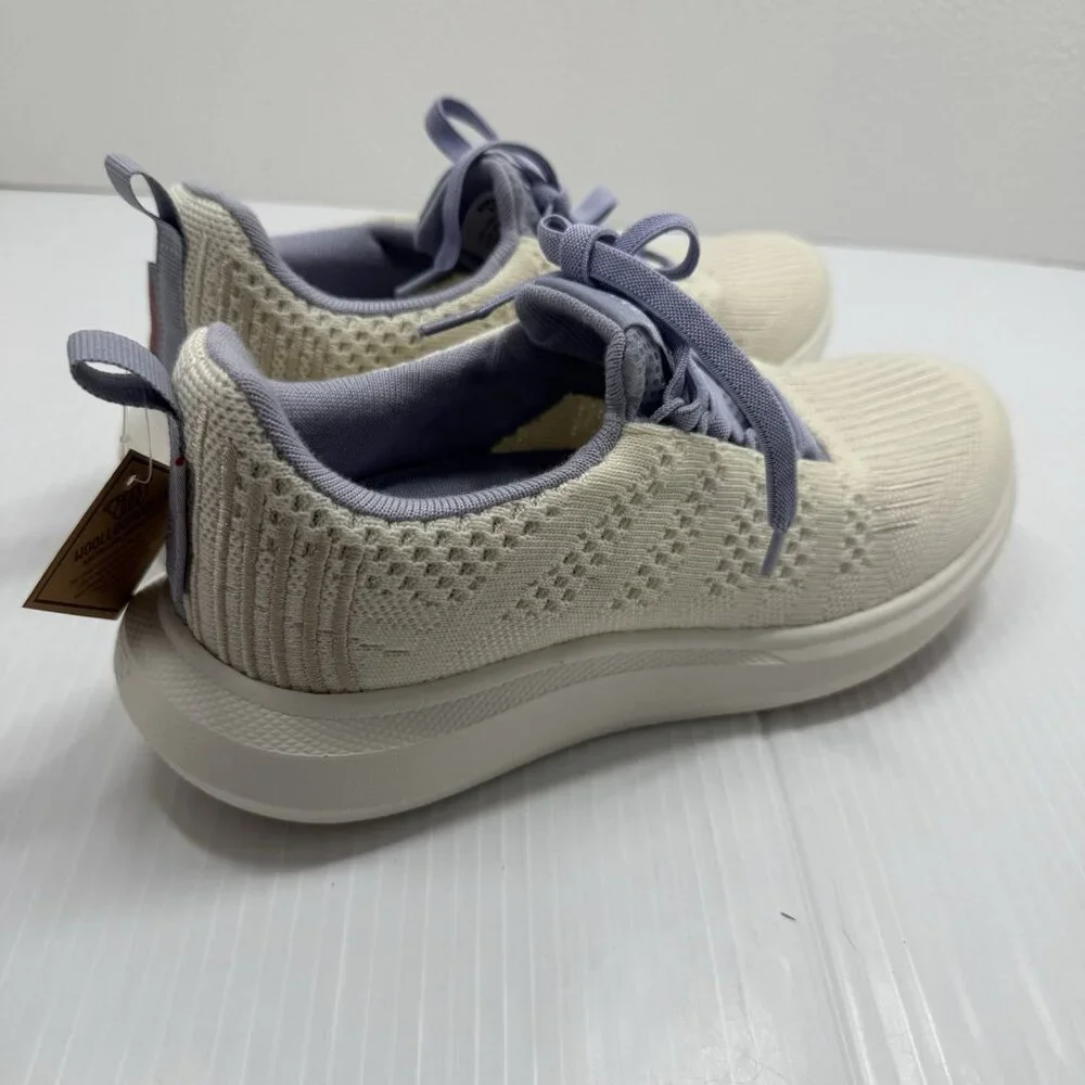 Woolloomooloo Eden Merino Wool Sneakers Ice Lavender Womens 6.5 - Picture 6 of 10